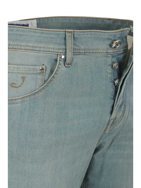 Jeans Jacob Cohen Scott Cropped Carrot Chiaro Sabbiato